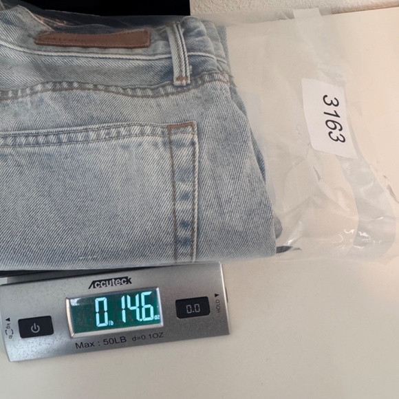 GRLFRND Jean Shorts Women 29 Blue Beverly Distressed Button Fly Light Wash Denim - Picture 14 of 14